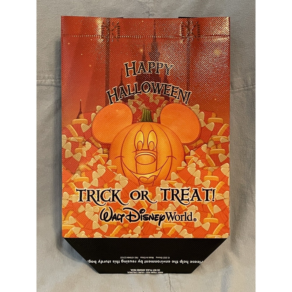 NEW 2023 Walt Disney World Mickey's Not So Scary Halloween Trick or Treat Bag
